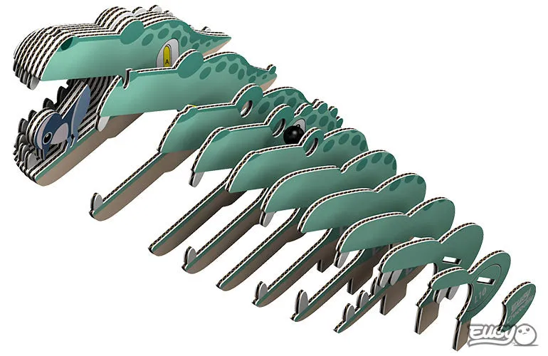 Crocodile 3D Model Kit