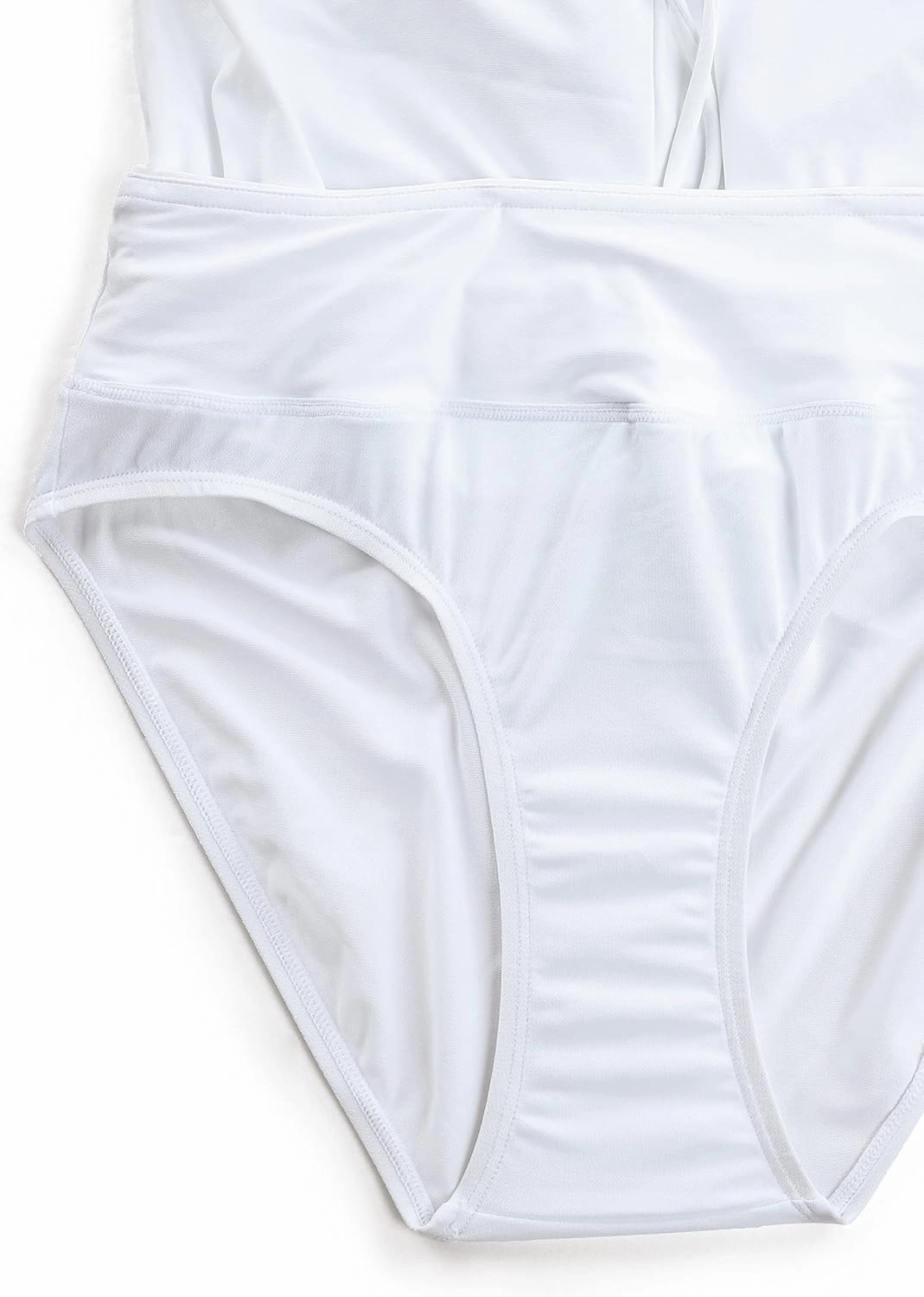 CRZ YOGA Womens Swim Board Shorts 4'' - High Waisted Side Split Bathing Swimwear Bottoms with Mesh Liner Zipper Pocket