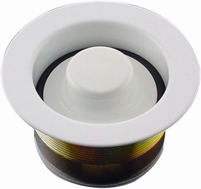 CSFS-WH-93 Custom Color Sink Flange and Stopper Set, White