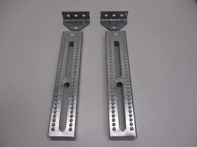 CTW (2) Boat Pontoon Trailer 12" Bolster Bunk Board Adjustable Swivel Bracket Kits