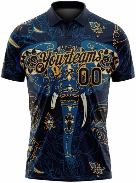 Customize Name,Custom Jersey, Polo Sport, Black Hot Pink 3D Pattern Design Billiards Performance Polo