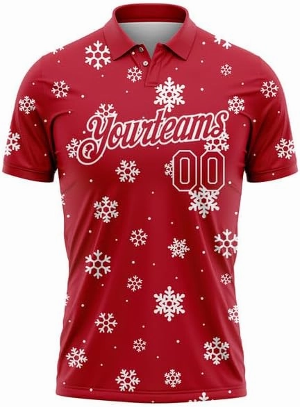 Customize Name,Custom Jersey, Polo Sport, Black Hot Pink 3D Pattern Design Billiards Performance Polo