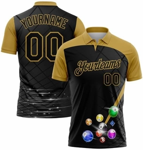 Customize Name,Custom Jersey, Polo Sport, Green Red-White 3D Pattern Design Flame Billiards 8 Ball Polo