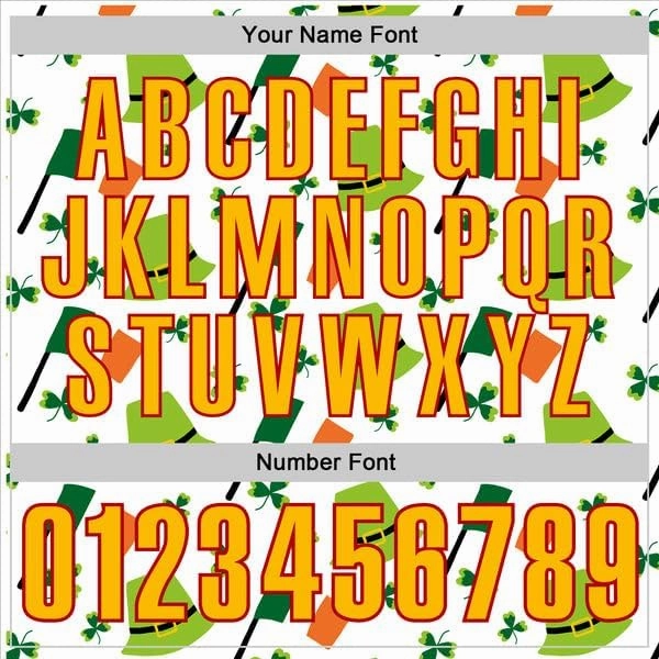 Customize Name, Short Sleeve Shirt, Polo Sport, Navy Bay Orange-Green 3D St. Patrick's Day Shirtbowling