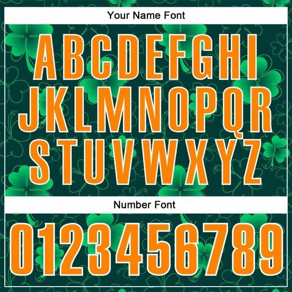 Customize Name, Short Sleeve Shirt, Polo Sport, Navy Bay Orange-Green 3D St. Patrick's Day Shirtbowling