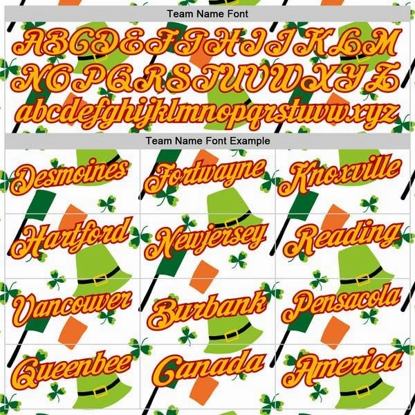 Customize Name, Short Sleeve Shirt, Polo Sport, Navy Bay Orange-Green 3D St. Patrick's Day Shirtbowling