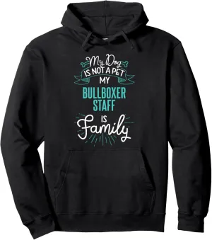 Cute Bullboxer Staff Shirt Family Dog Gift for Women Men Pullover Hoodie