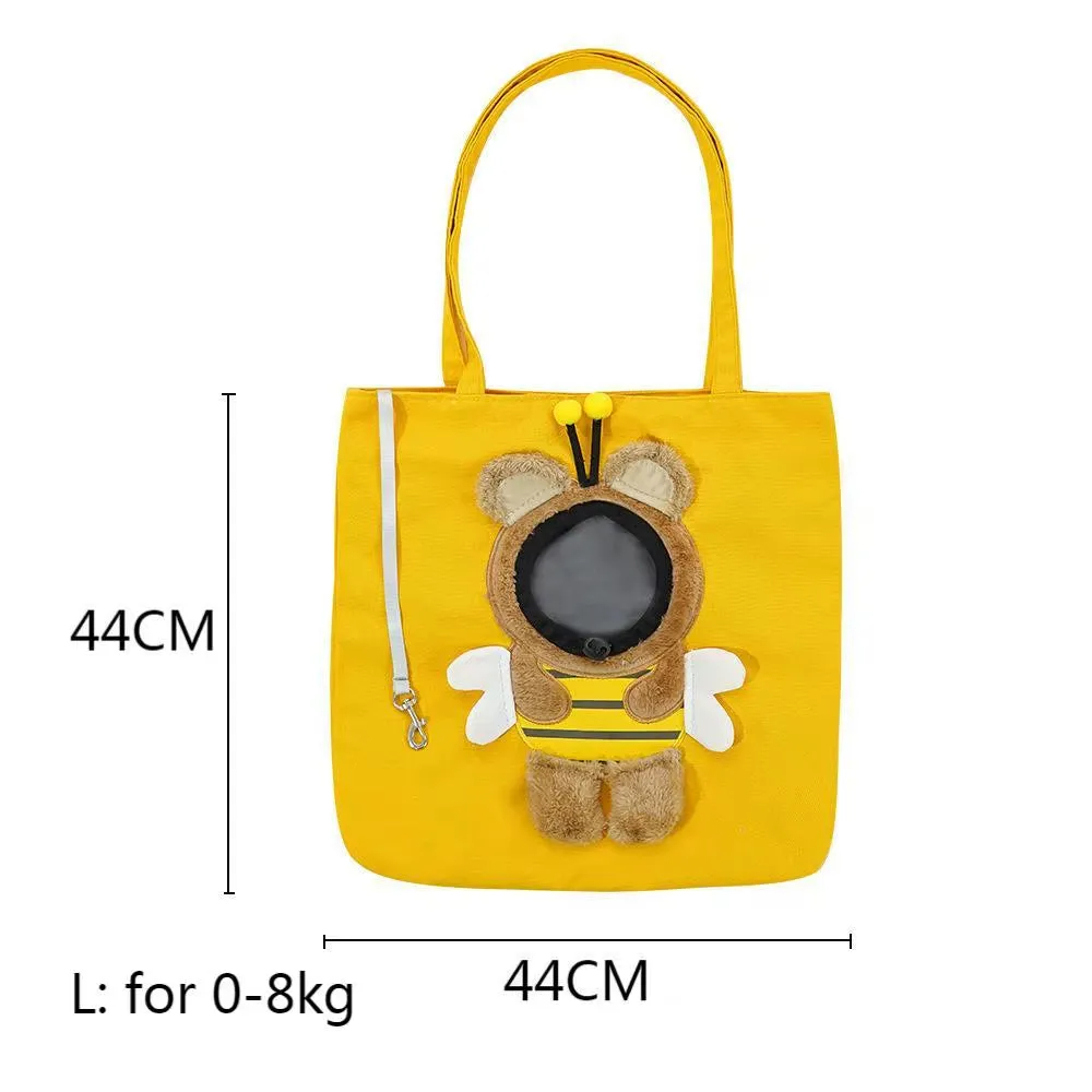 Cute Canvas Cat Carrier Shoulder Bag