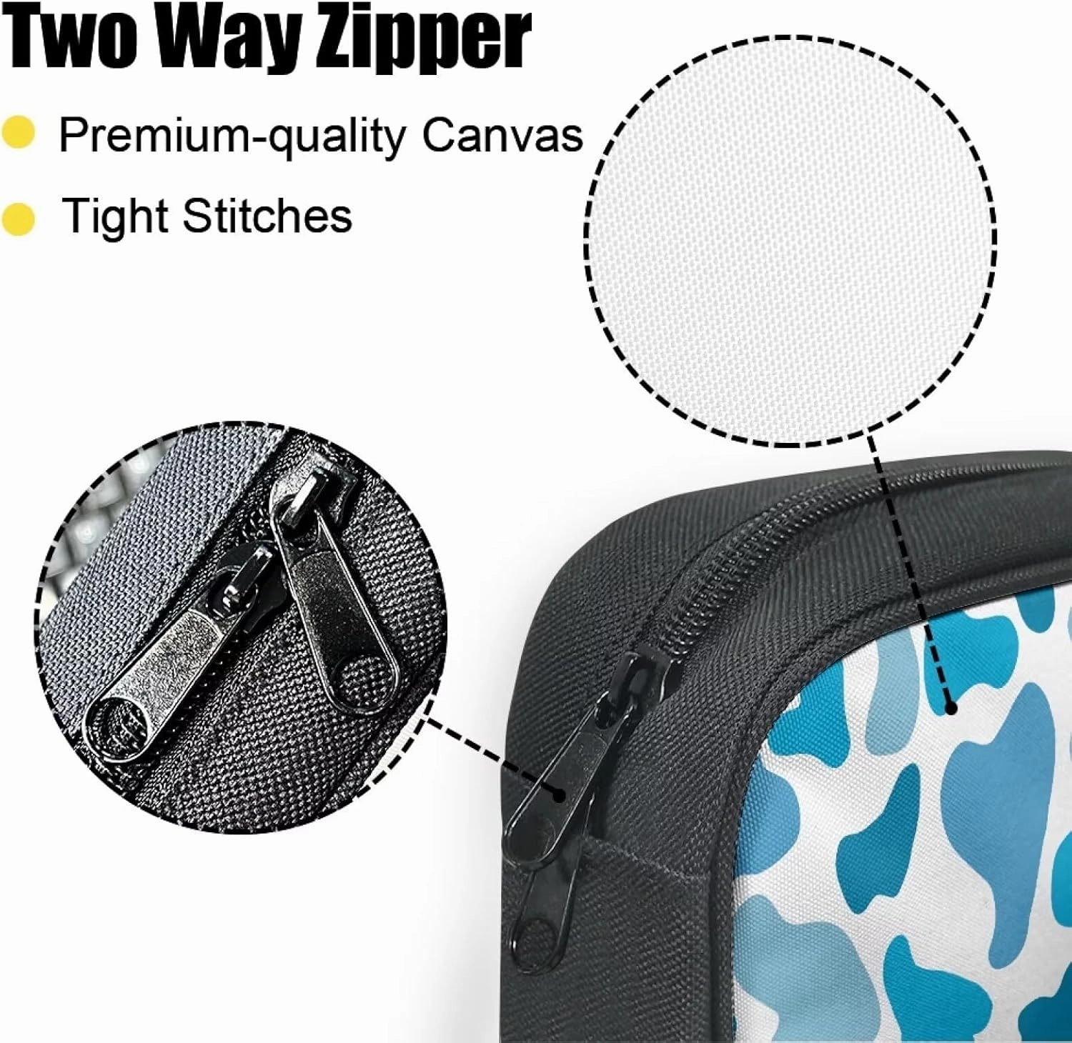 Cute Patterns Bible Cover Bible Case for Women Canvas Bible Tote Bag with Built-in Pocket Handle Church Book Cover
