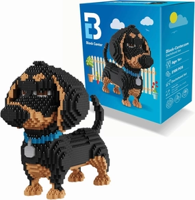 Dachshund Dog 2024 Edition 3D Puzzle 2100 Pieces Building Blocks Set - Mini Block Gift Kit for Kids and Adults (Dachshund)