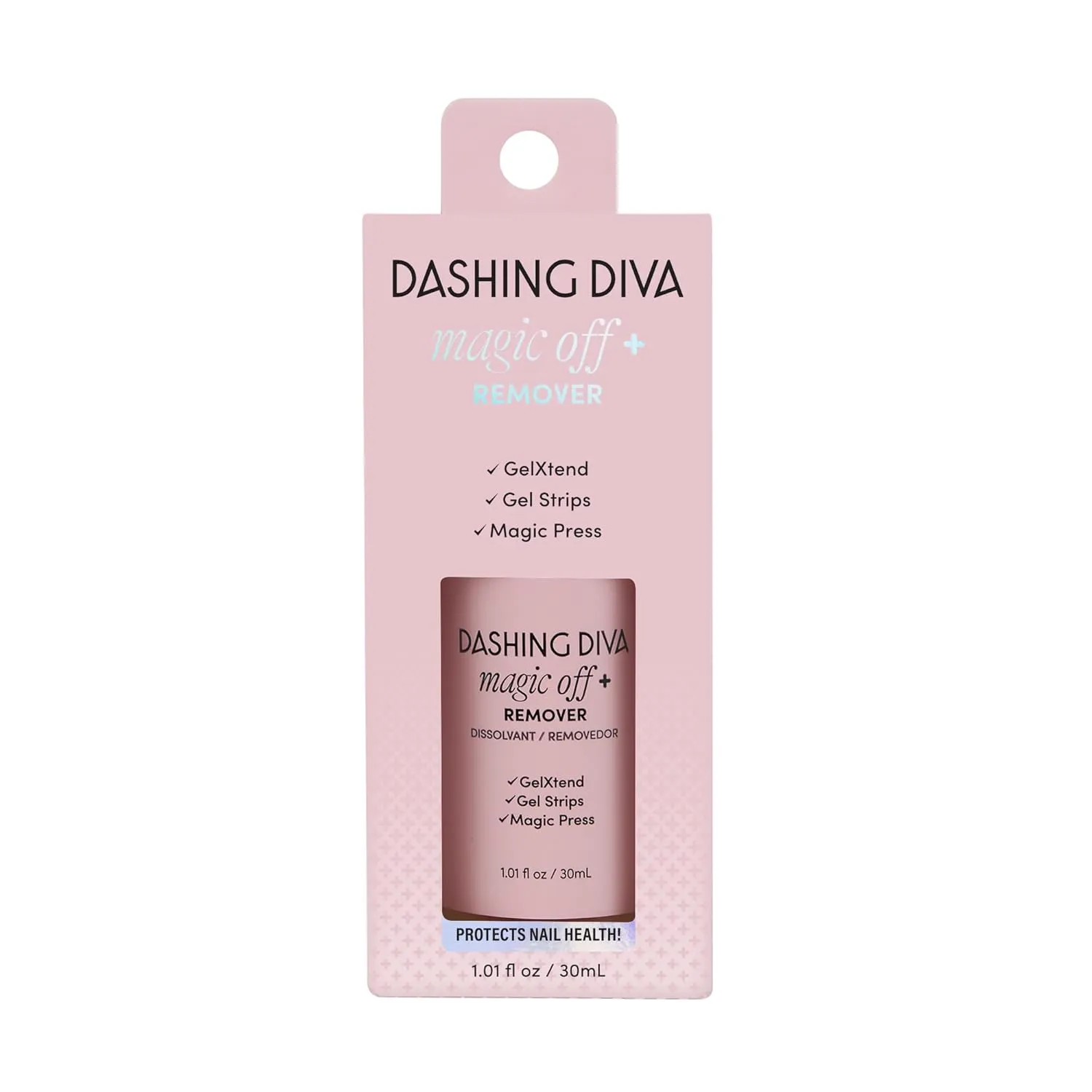Dashing Diva GelXtend Design & Removal Kit - Nail Tips & Magic Off  Remover - Acrylic Nails with LED Glue - Lasts Up to 14 Days - Press On Remover with Niacinamide and Castor Oil - Summer Shimmer
