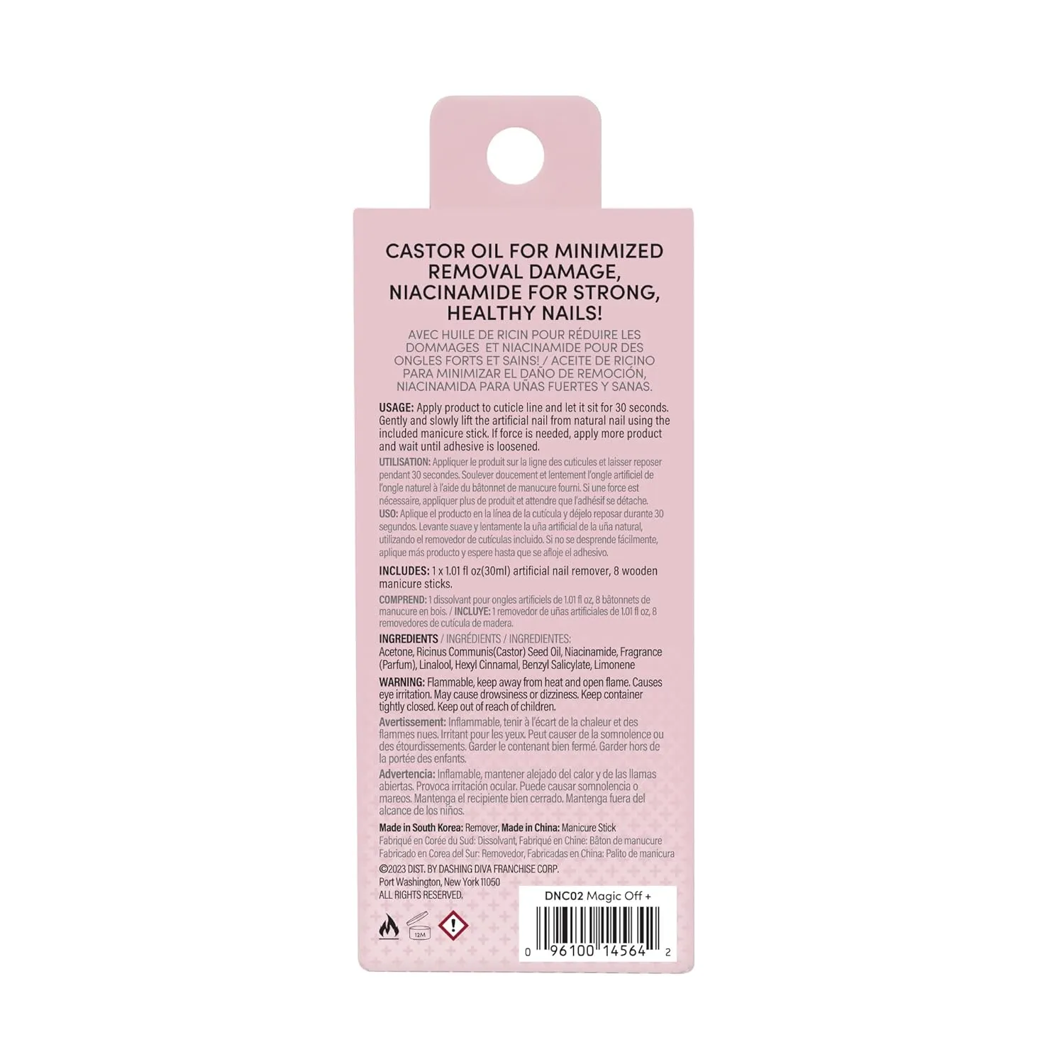 Dashing Diva GelXtend Design & Removal Kit - Nail Tips & Magic Off  Remover - Acrylic Nails with LED Glue - Lasts Up to 14 Days - Press On Remover with Niacinamide and Castor Oil - Summer Shimmer