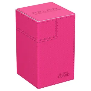Deck Box Ultimate Guard Flip n Tray 100  Standard Size Xenoskin Pink