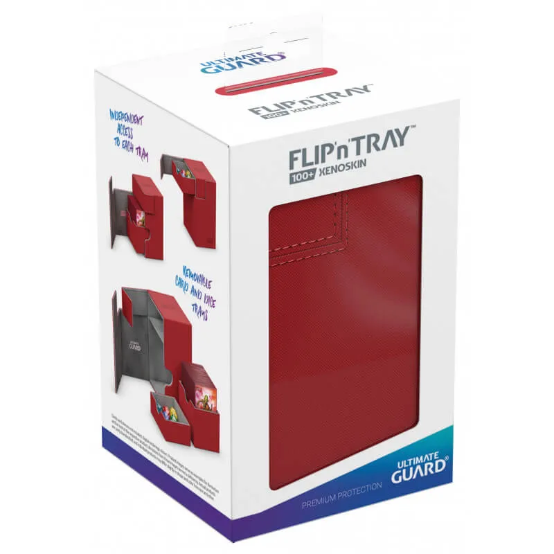 Deck Box Ultimate Guard Flip'n'Tray (120ct) Red