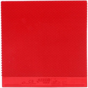 DHS C8(C-8 C8) Pips-Out Table Tennis Rubber, Long Pimples Ping Pong Rubber with 1.0mm Sponge for Defence