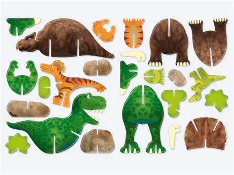 Dinosaur Pop-out Play Set