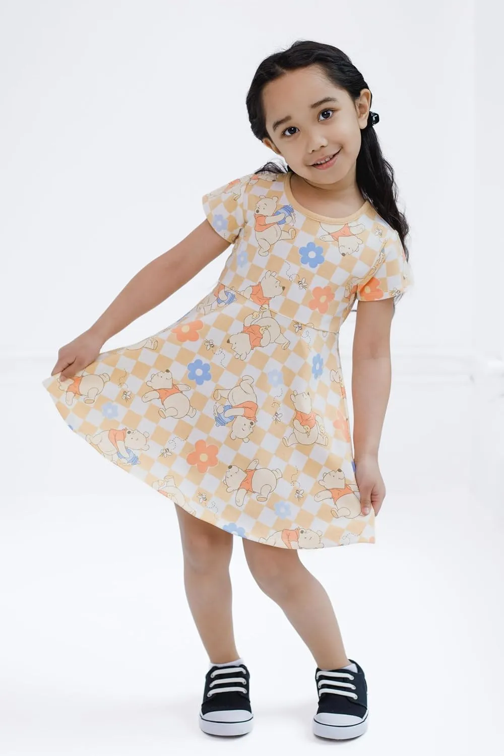 Disney French Terry Skater Dress Infant to Big Kid Sizes (18 Months - 14-16)