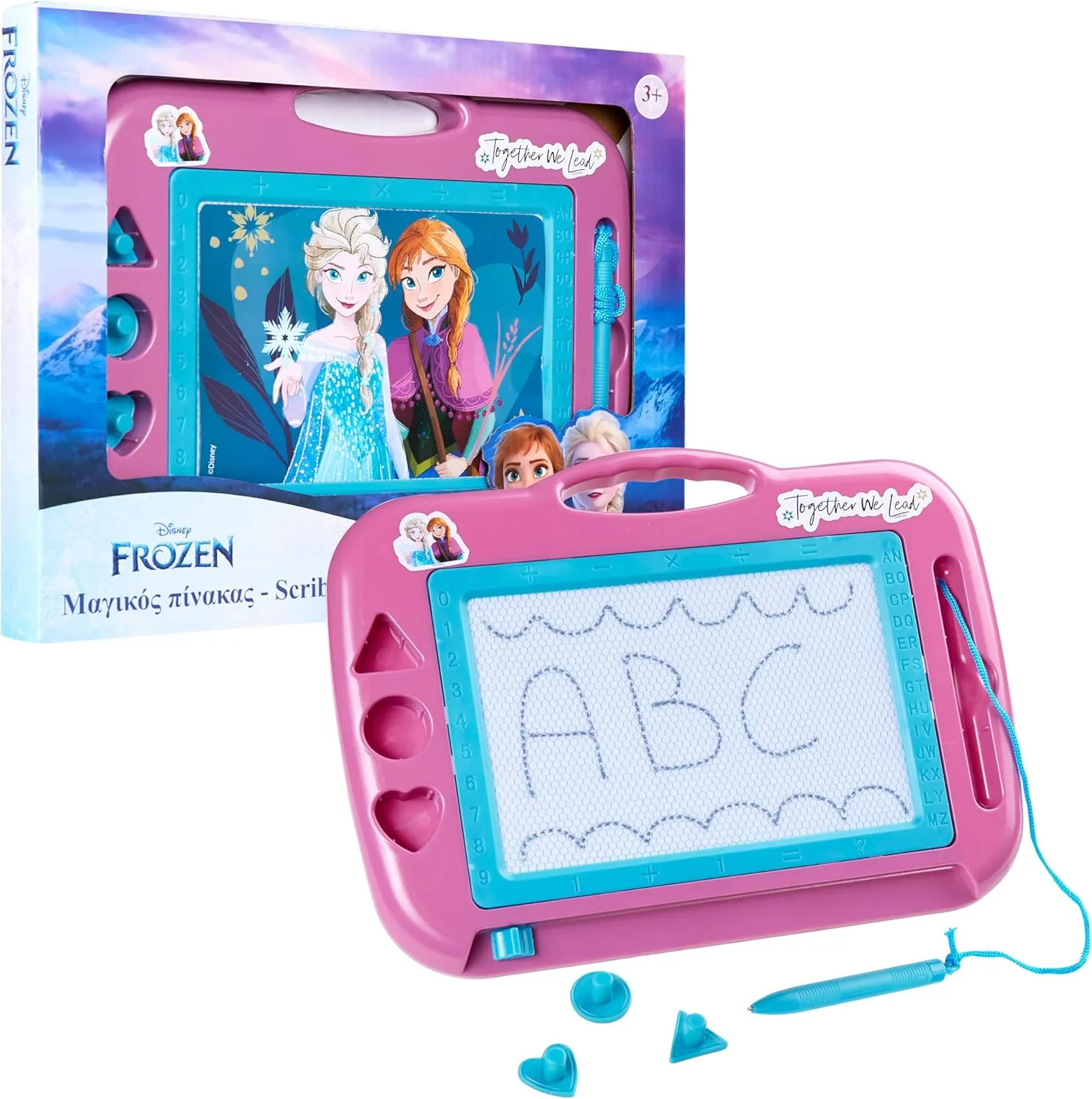 Disney Magnetic Drawing Board for Kids Magic Scribbler Educational Learning Toy Frozen Spiderman Magnetic Scribbler (Purple Frozen)