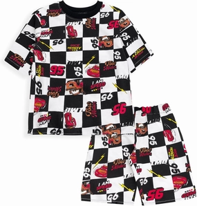 Disney Mickey Mouse Lion King Toy Story Cars French Terry T-Shirt & Shorts Set Infant to Big Kid Sizes (12 Months - 10-12)