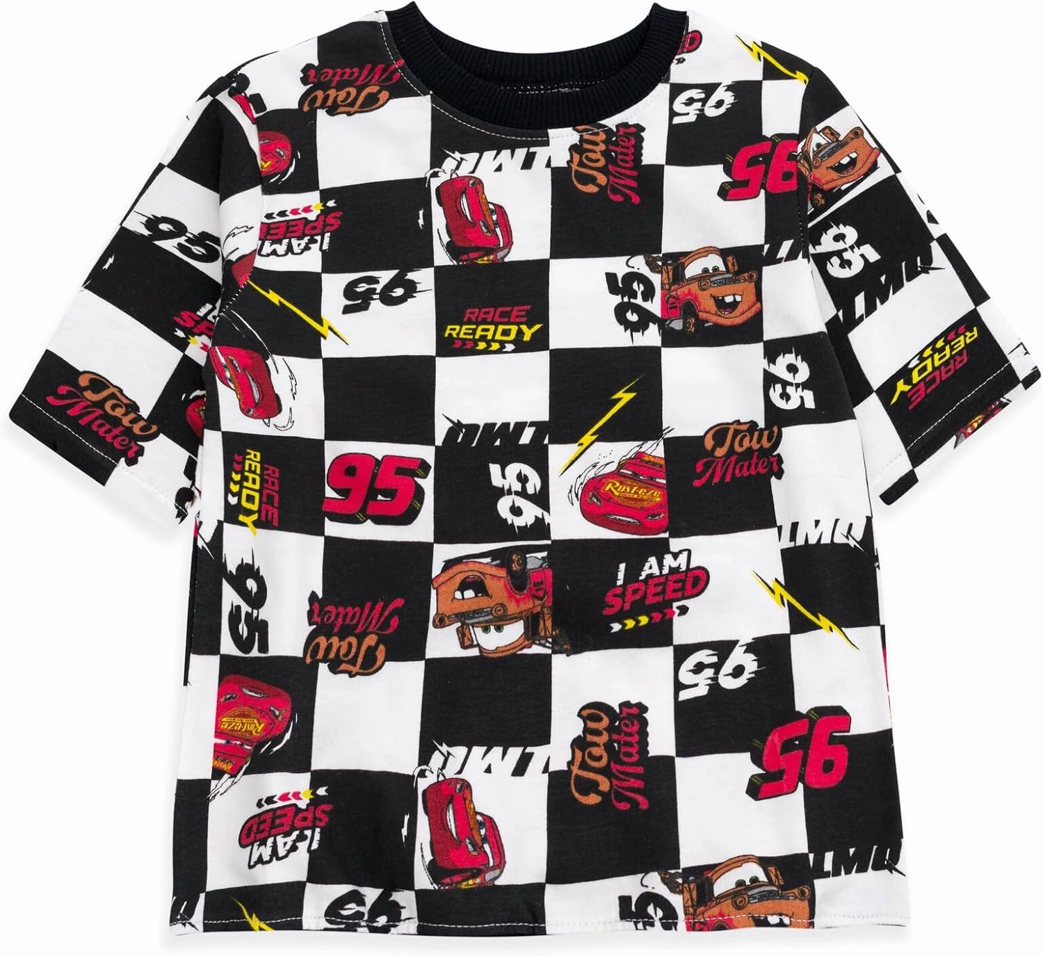 Disney Mickey Mouse Lion King Toy Story Cars French Terry T-Shirt & Shorts Set Infant to Big Kid Sizes (12 Months - 10-12)