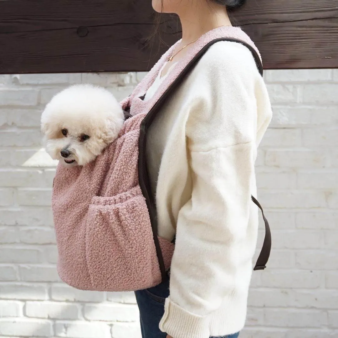Dog Carrier Backpack - Cute Pet Design for Hiking and Travel