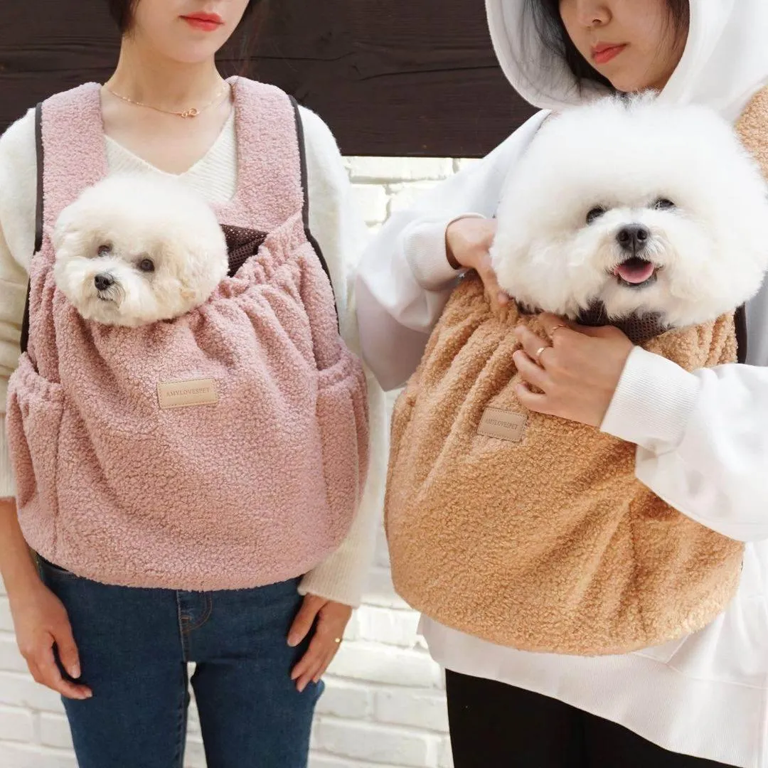 Dog Carrier Backpack - Cute Pet Design for Hiking and Travel