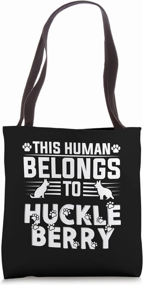 Dog Name Huckleberry Gift Belongs To Pet Dog Huckleberry Tote Bag