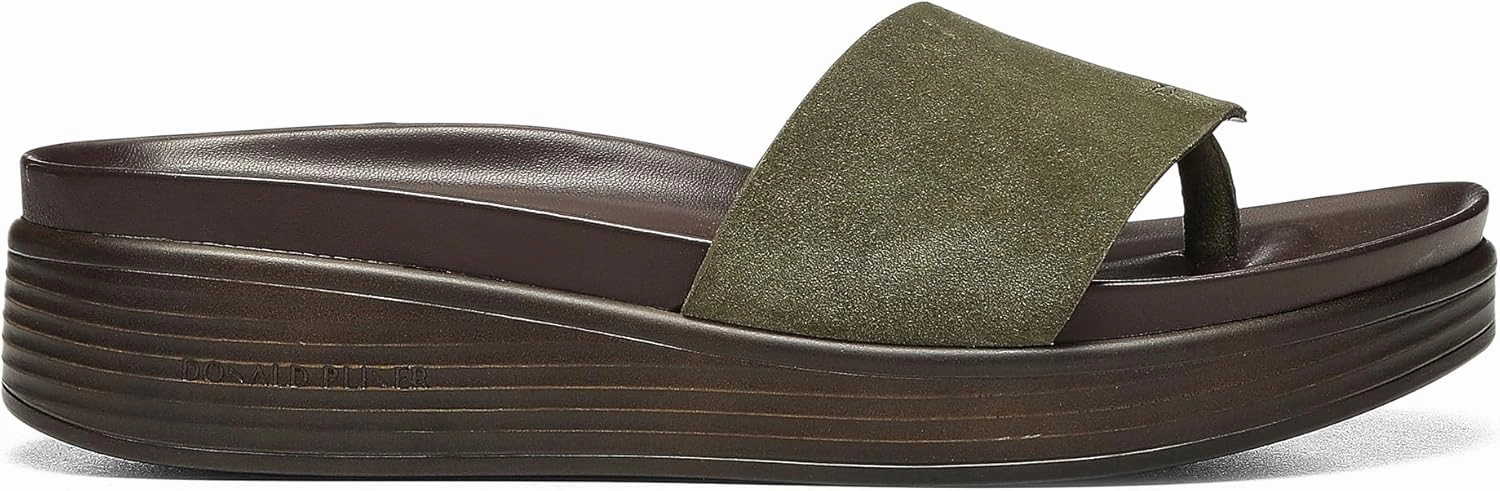Donald J Pliner Women's Fifi Suede, Slide, Platform Shoes, Comfortable Sandals