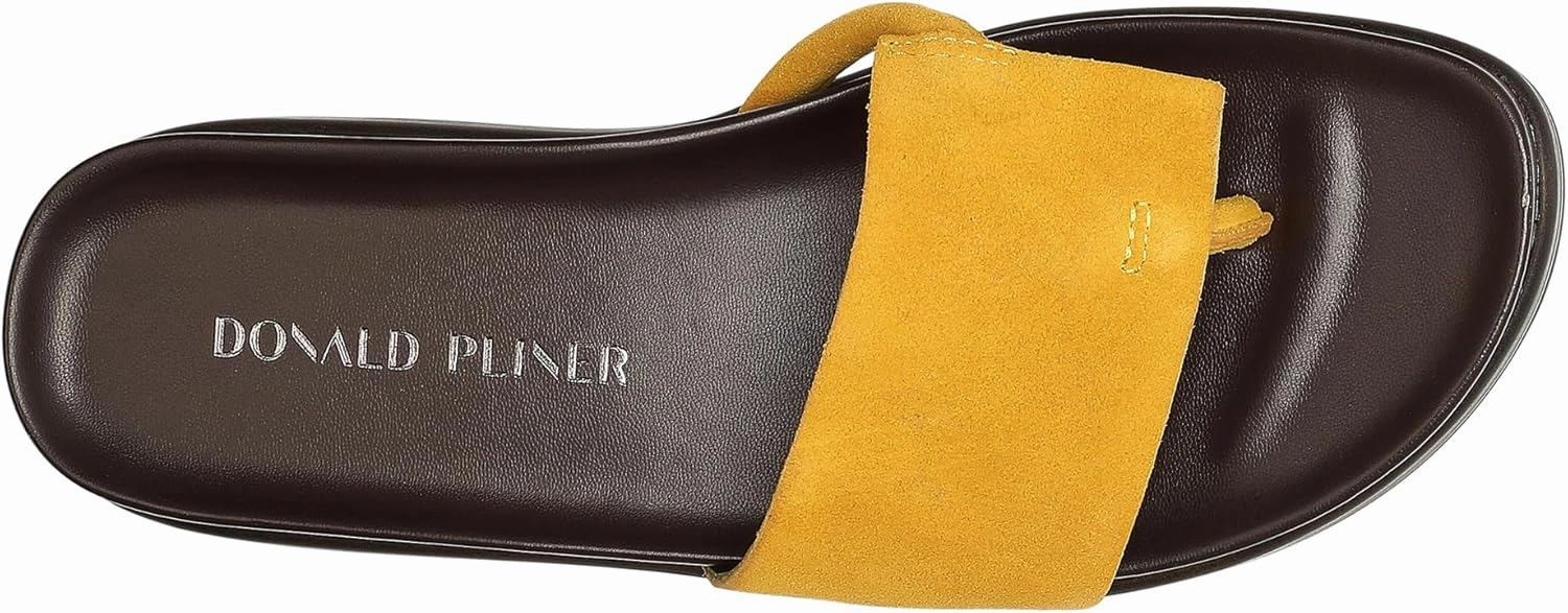 Donald J Pliner Women's Fifi Suede, Slide, Platform Shoes, Comfortable Sandals