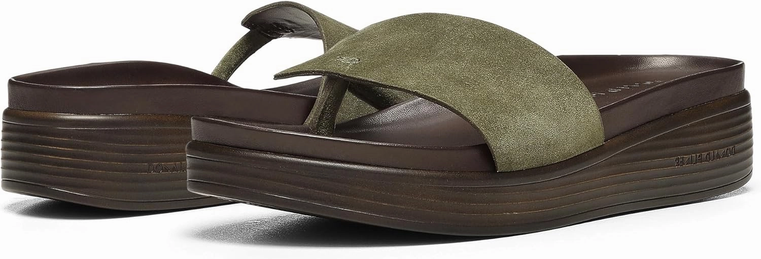 Donald J Pliner Women's Fifi Suede, Slide, Platform Shoes, Comfortable Sandals
