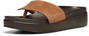 Donald J Pliner Women's Fifi Suede, Slide, Platform Shoes, Comfortable Sandals