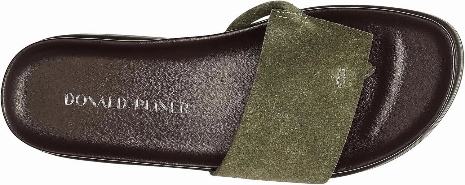 Donald J Pliner Women's Fifi Suede, Slide, Platform Shoes, Comfortable Sandals