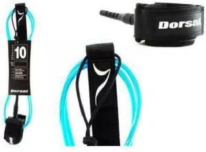 DORSAL Surf Leash for Surfboard Longboard SUP Leg Rope (Sizes 6FT 7FT 8FT 9FT 10FT)