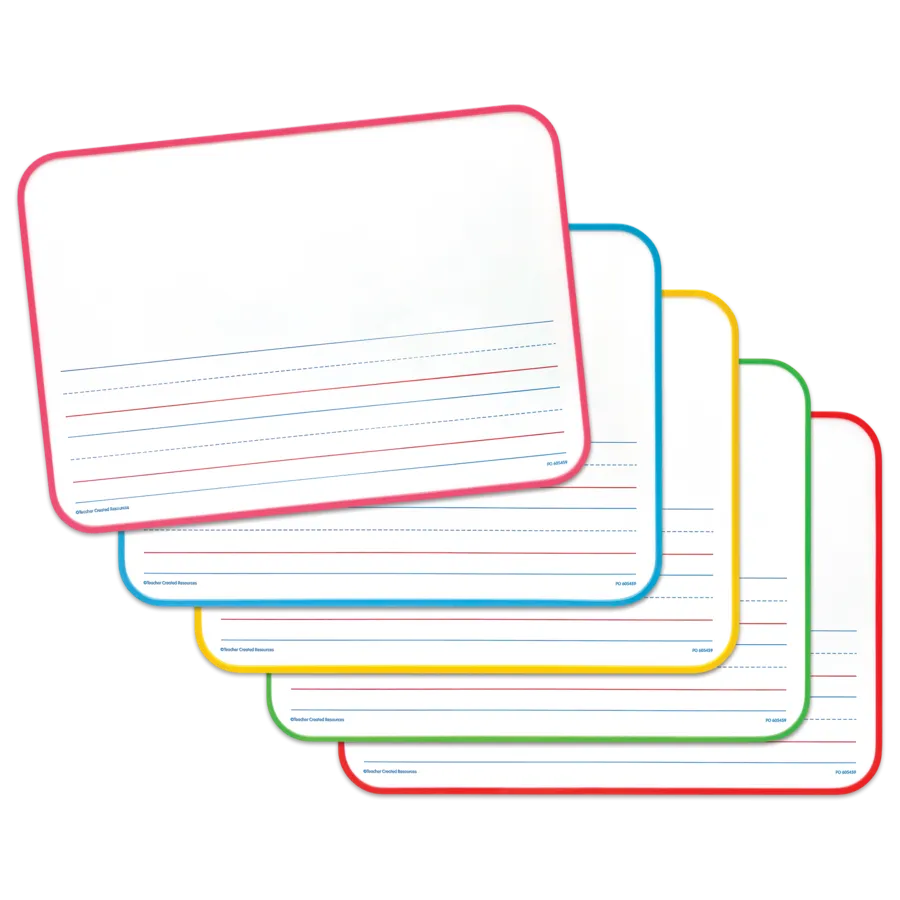 Double-Sided Show and Tell Early Writing Magnetic Dry-Erase Boards (10pk)