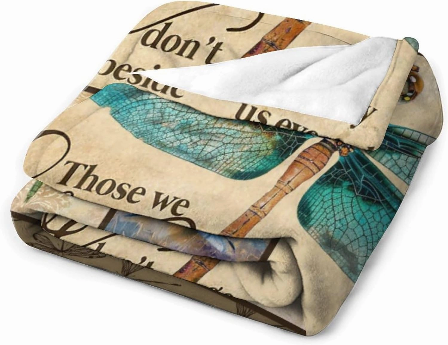 Dragonfly Print Blanket Dragonflies Memorial Throw Blankets Gifts for Couch Sofa Bed Stuff Decor Lightweight Soft Cozy Fleece Plush Warm Flannel Bedding for Lover Men Women Teen Adults 40"x50"