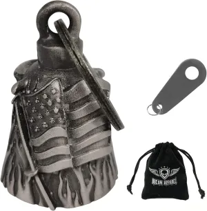 Dream Apparel motorcycle ride bell for bikers,heavy spirit bells accessory and key chain for luck