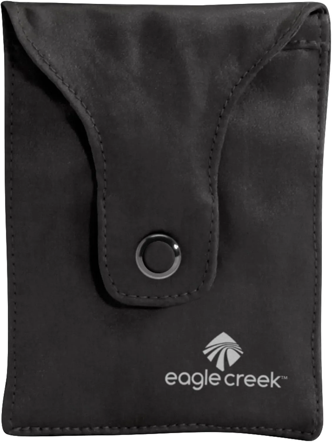 eagle creek Silk Undercover Bra Stash Travel Wallet to Keep Money and Credit Cards Secure - Breathable Silk with Moisture Resistant Lining, Black