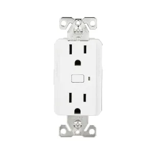 Eaton EWFWRCR15-W-BX-L Smart Outdoor Receptacle Without Wallplate, White