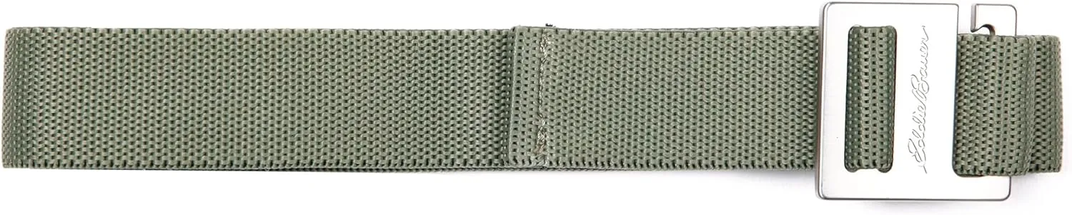 Eddie Bauer Men's Backcountry Belt-Active Stretch Webbing with Metal Glide Buckle