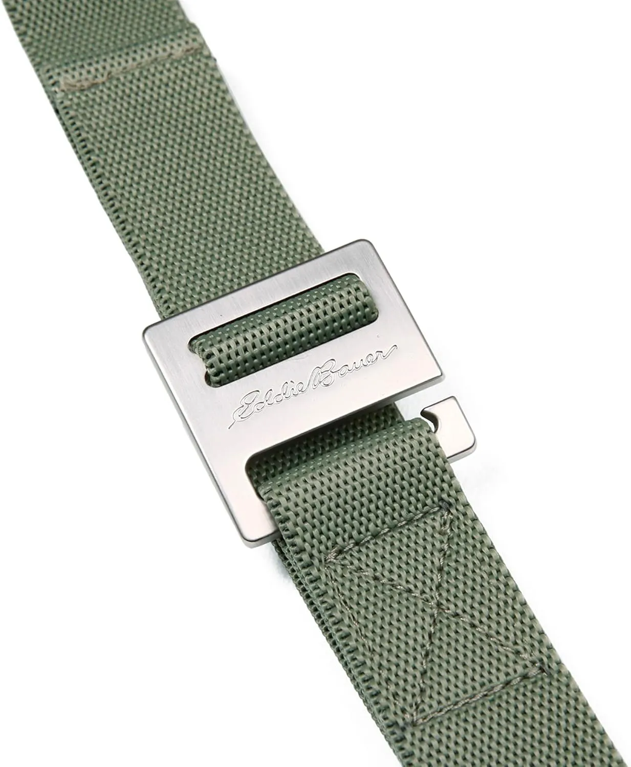Eddie Bauer Men's Backcountry Belt-Active Stretch Webbing with Metal Glide Buckle