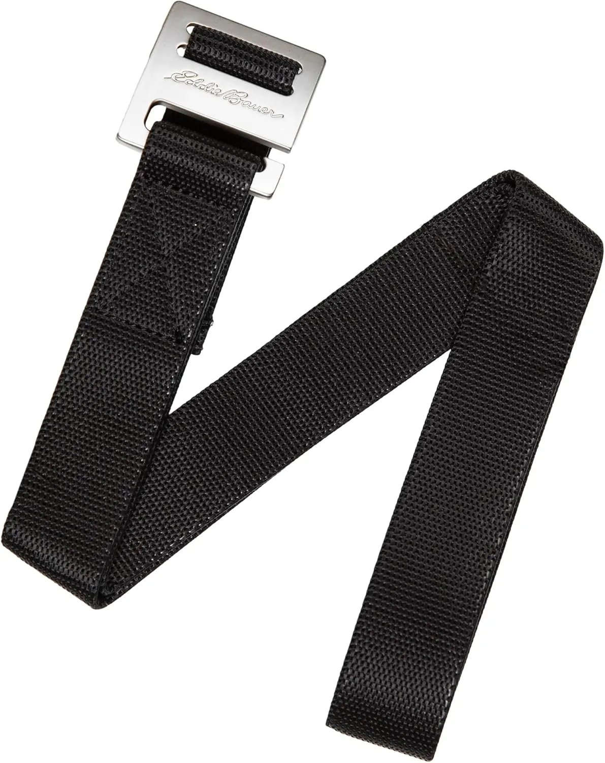 Eddie Bauer Men's Backcountry Belt-Active Stretch Webbing with Metal Glide Buckle