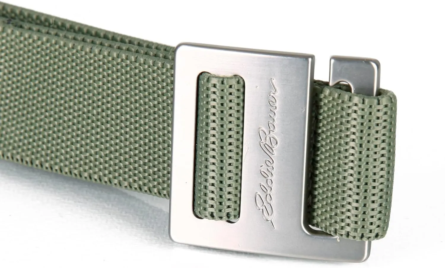 Eddie Bauer Men's Backcountry Belt-Active Stretch Webbing with Metal Glide Buckle