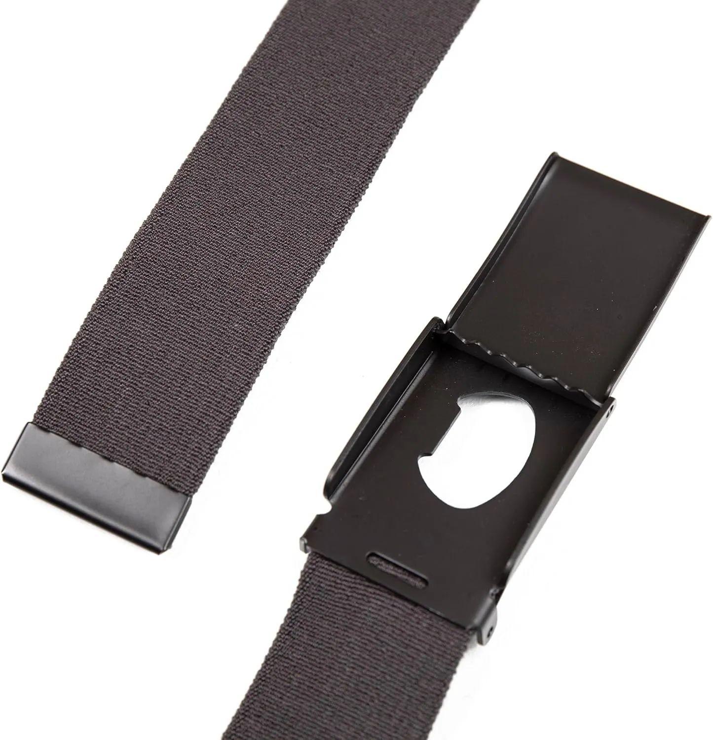 Eddie Bauer Men's Backcountry Belt-Active Stretch Webbing with Military Clamp Buckle