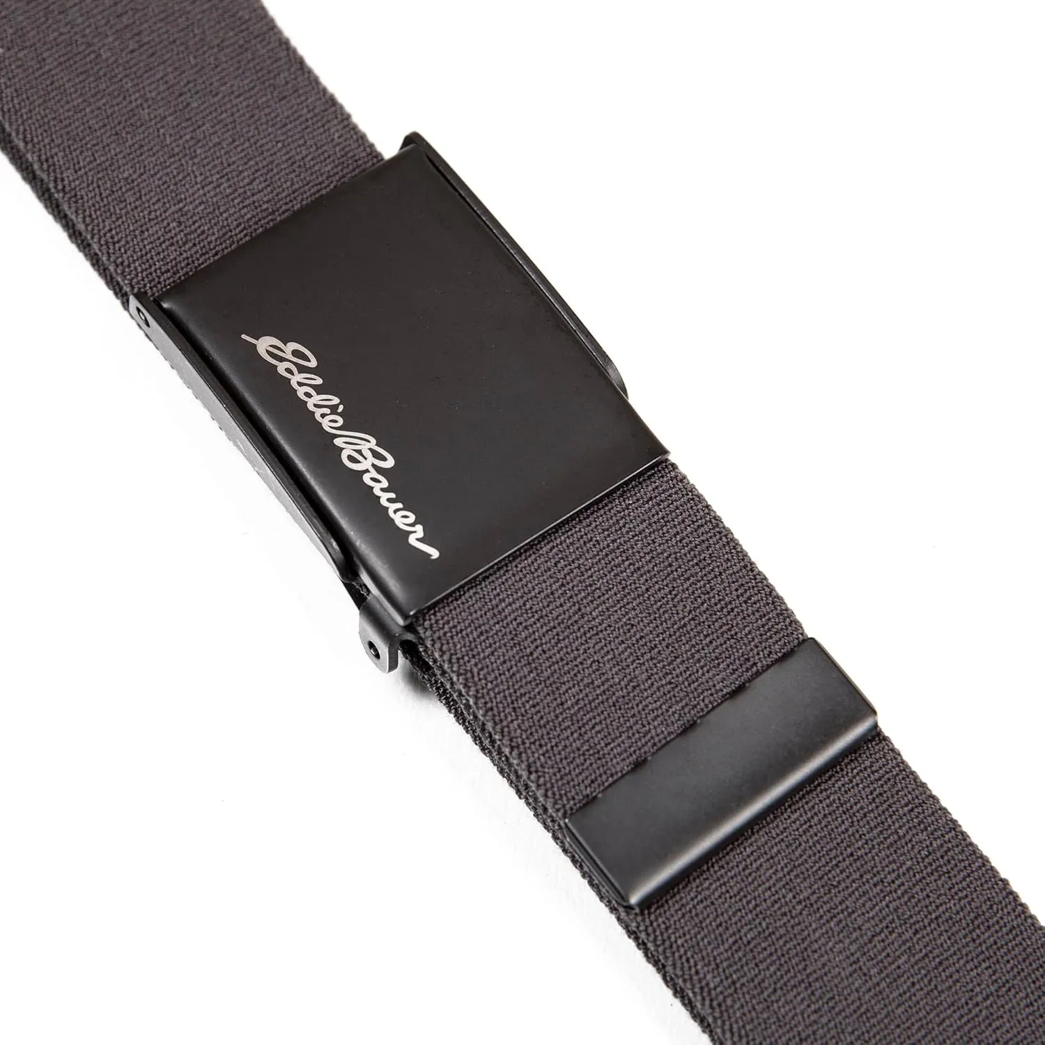 Eddie Bauer Men's Backcountry Belt-Active Stretch Webbing with Military Clamp Buckle