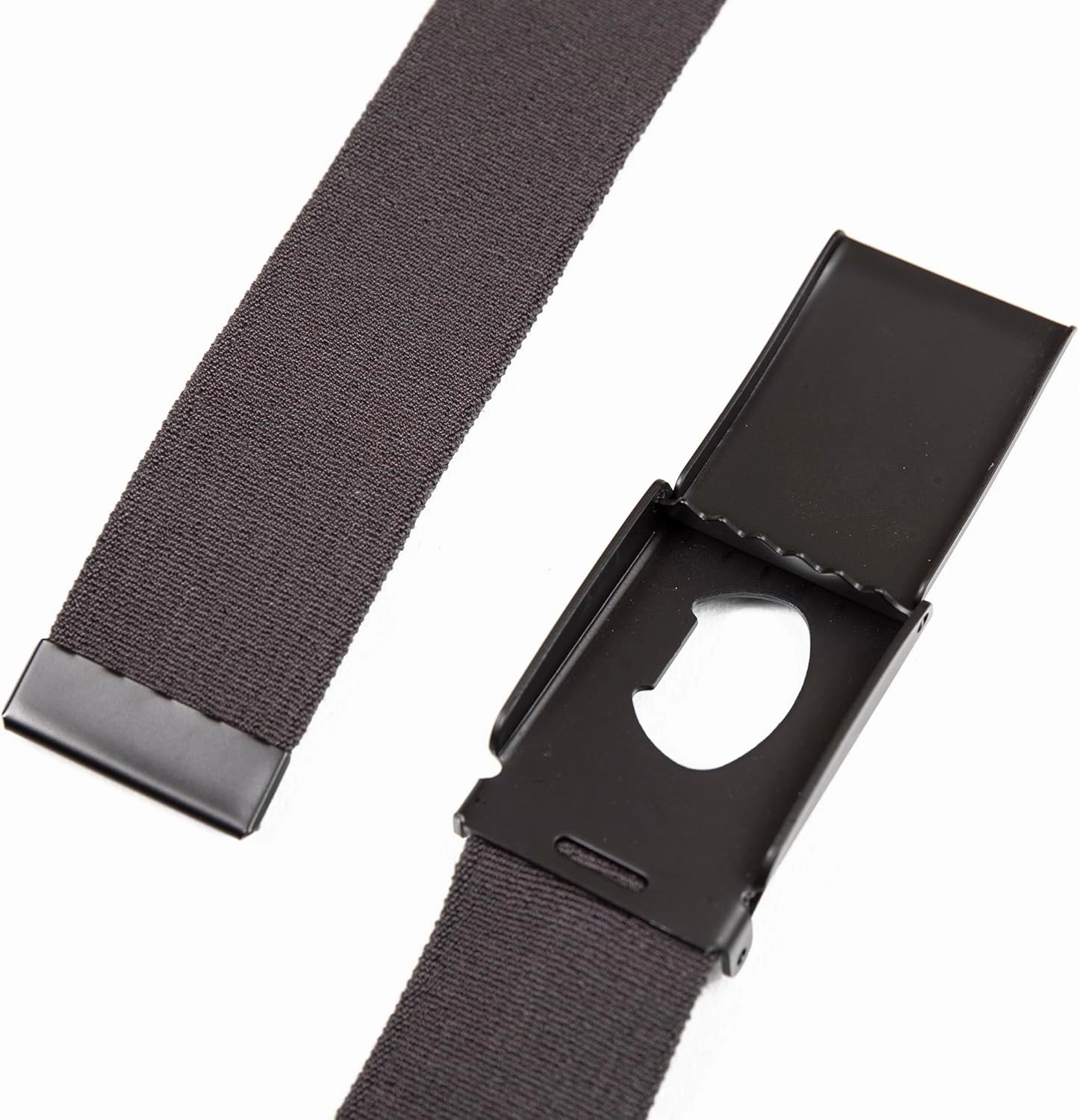 Eddie Bauer Men's Backcountry Belt-Active Stretch Webbing with Military Clamp Buckle