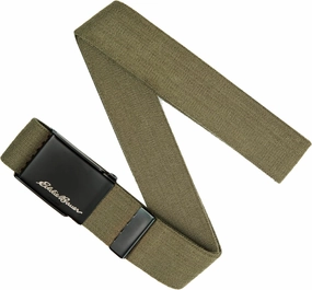 Eddie Bauer Men's Backcountry Belt-Active Stretch Webbing with Military Clamp Buckle