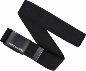 Eddie Bauer Men's Backcountry Belt-Active Stretch Webbing with Military Clamp Buckle
