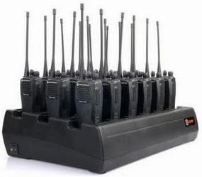 Eighteen Bay Rapid Desk Charger for Hytera (HYT) PD782G-V1-MD Rechargeable Two Way Radio