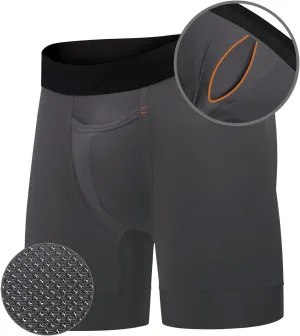 Elite Ball Pouch Underwear for Men w/Fly, Patented Ball Pouch Design, Performance Fabric, No Ride Up Legs
