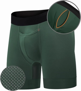Elite Ball Pouch Underwear for Men w/Fly, Patented Ball Pouch Design, Performance Fabric, No Ride Up Legs